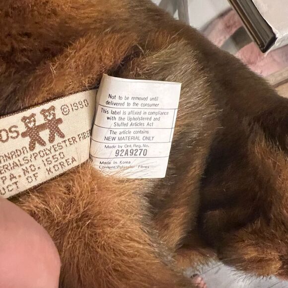 Vintage
Ganz Bros. The Heritage Collection 1990 w tags Brown Bear. - Picture 11 of 11